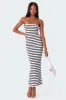 Knit Back Slitted Maxi Dress sold by Edikted