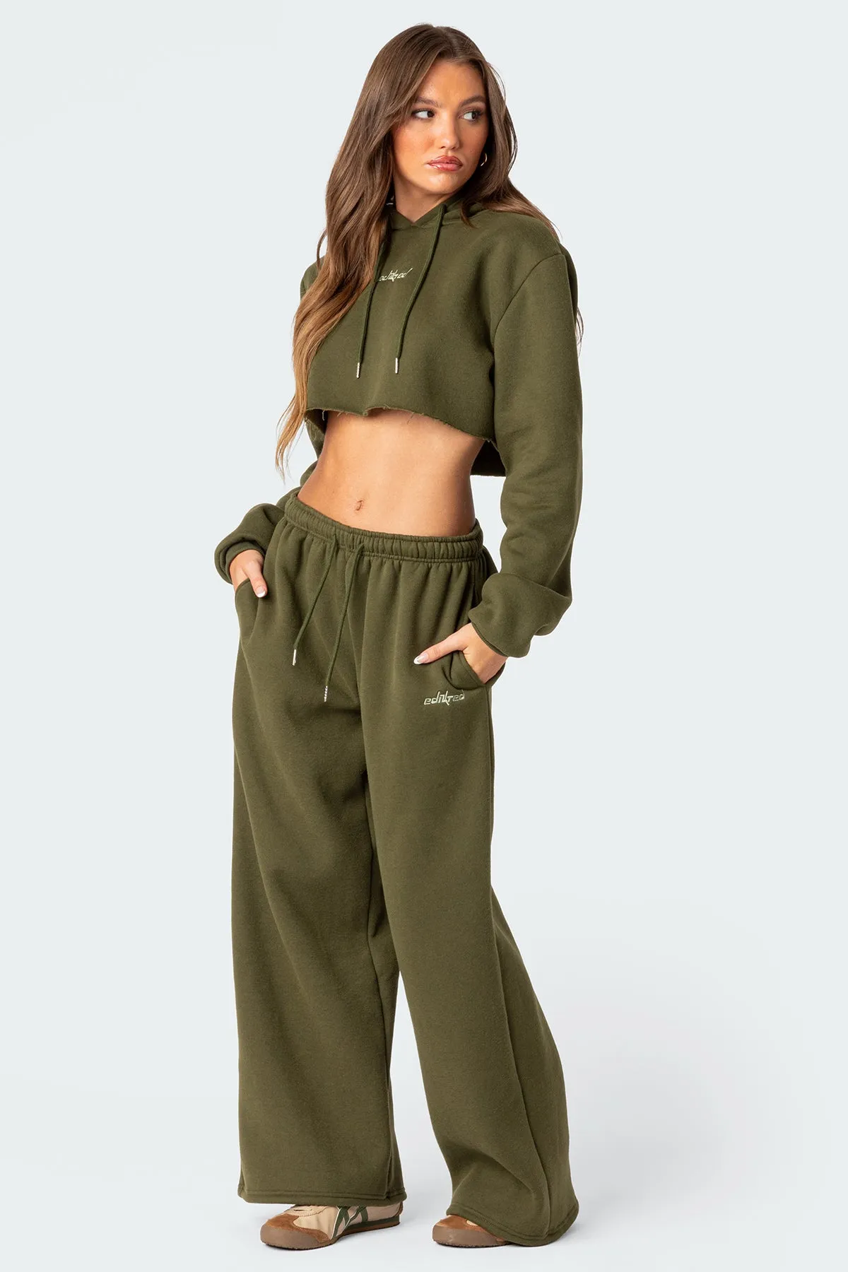 Brenna Cropped Hoodie sold by Edikted product image thumbnail 5