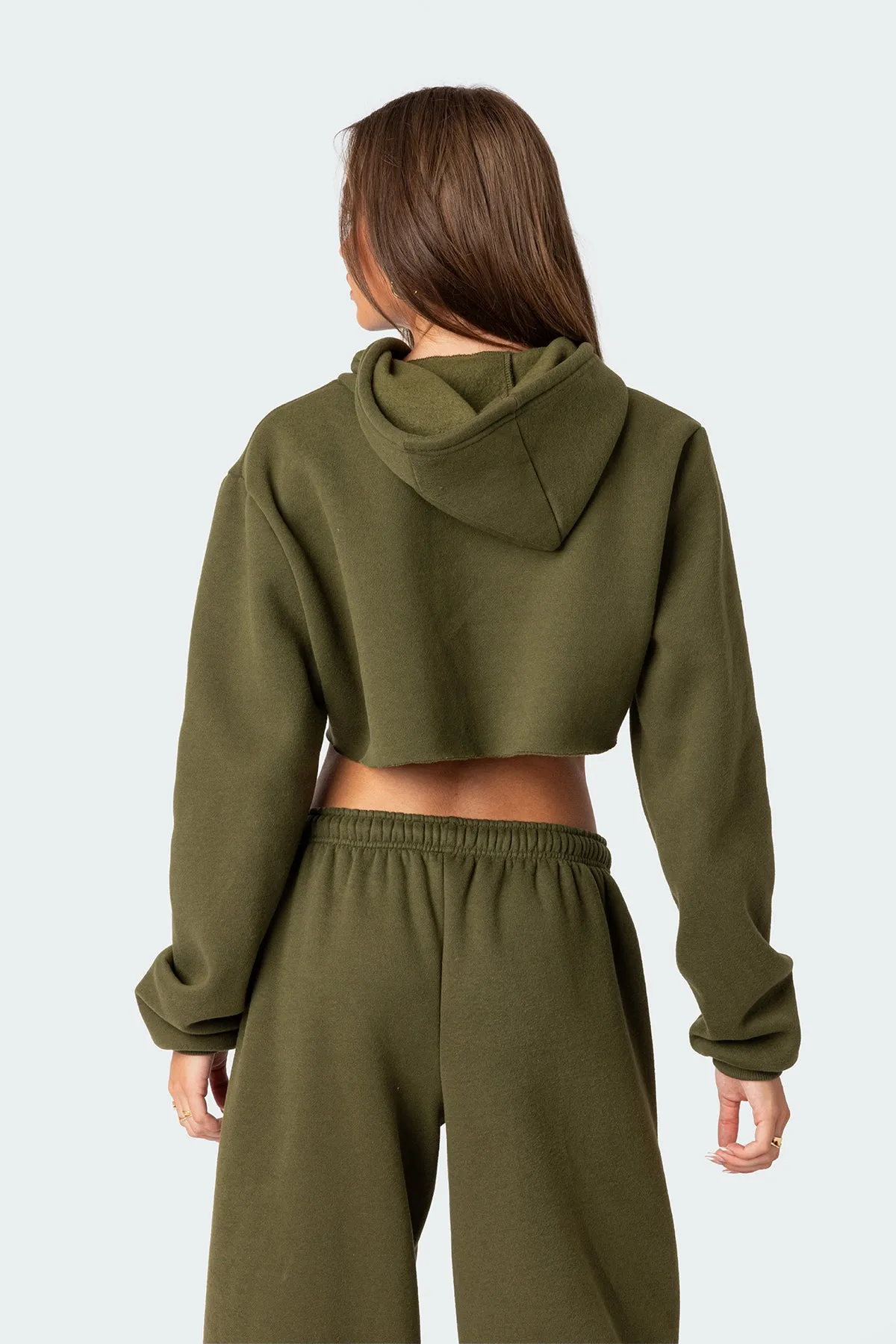 Brenna Cropped Hoodie sold by Edikted product image thumbnail 4