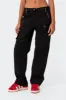 Saphire Low Rise Cargo Pants sold by Edikted