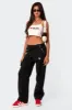 Saphire Low Rise Cargo Pants sold by Edikted