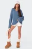 Amour High Neck Oversized Zip Sweater sold by Edikted