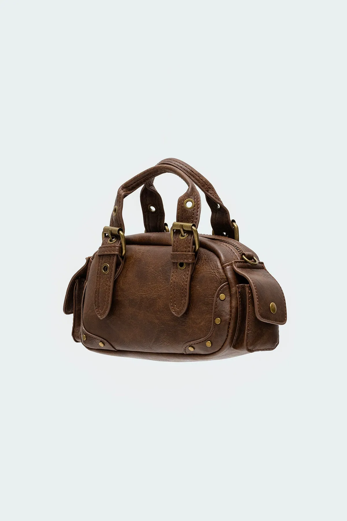 Studded Faux Leather Mini Bag sold by Edikted product image thumbnail 5