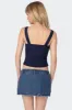 Square Neck Poplin Corset sold by Edikted