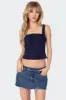 Square Neck Poplin Corset sold by Edikted