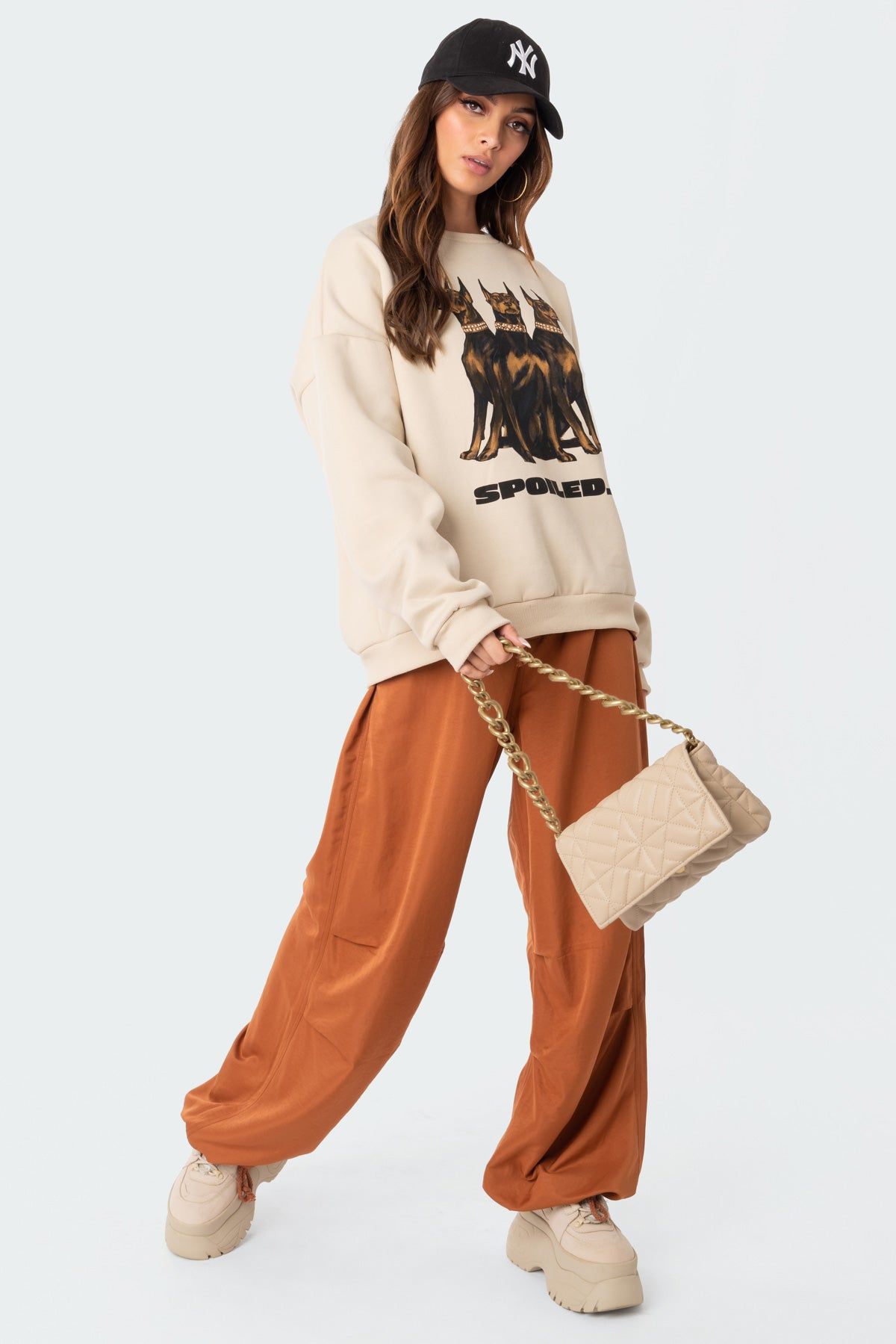 Parker Nylon Cargo Pants sold by Edikted product image thumbnail 2