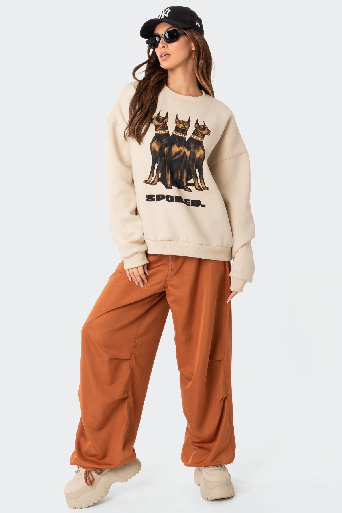 Parker Nylon Cargo Pants sold by Edikted product image thumbnail 5