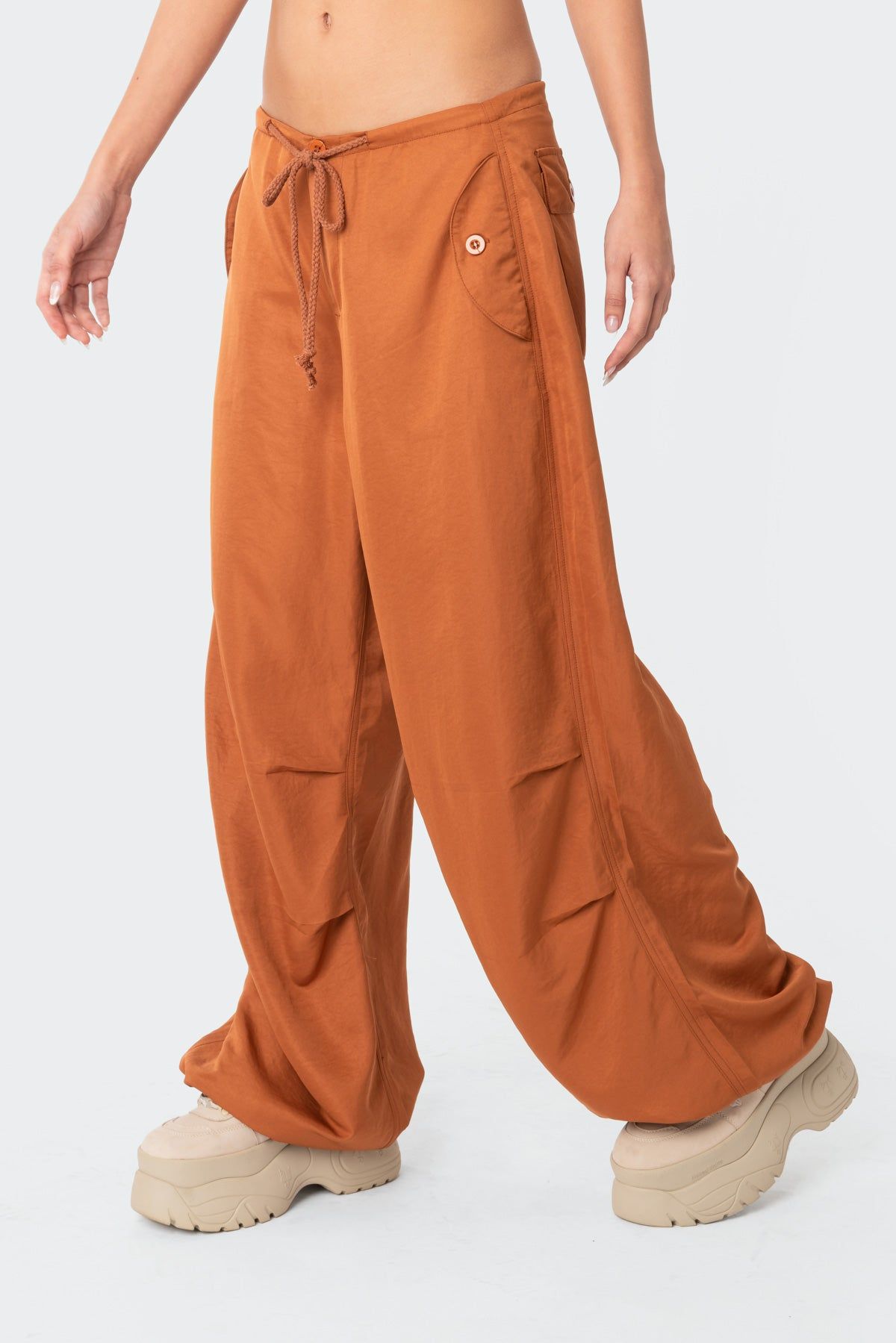 Parker Nylon Cargo Pants sold by Edikted product image thumbnail 3