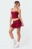 Kalina Fold Over Mini Skirt sold by Edikted