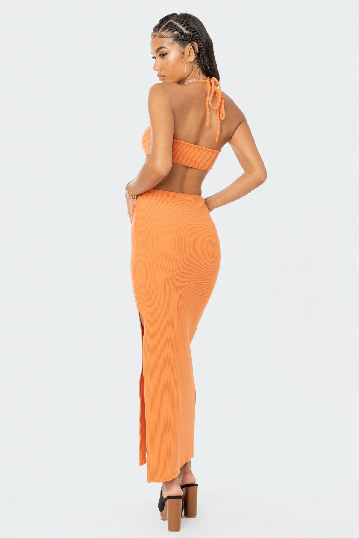 Viva Cut-Out Hoop Maxi Dress sold by Edikted product image thumbnail 6