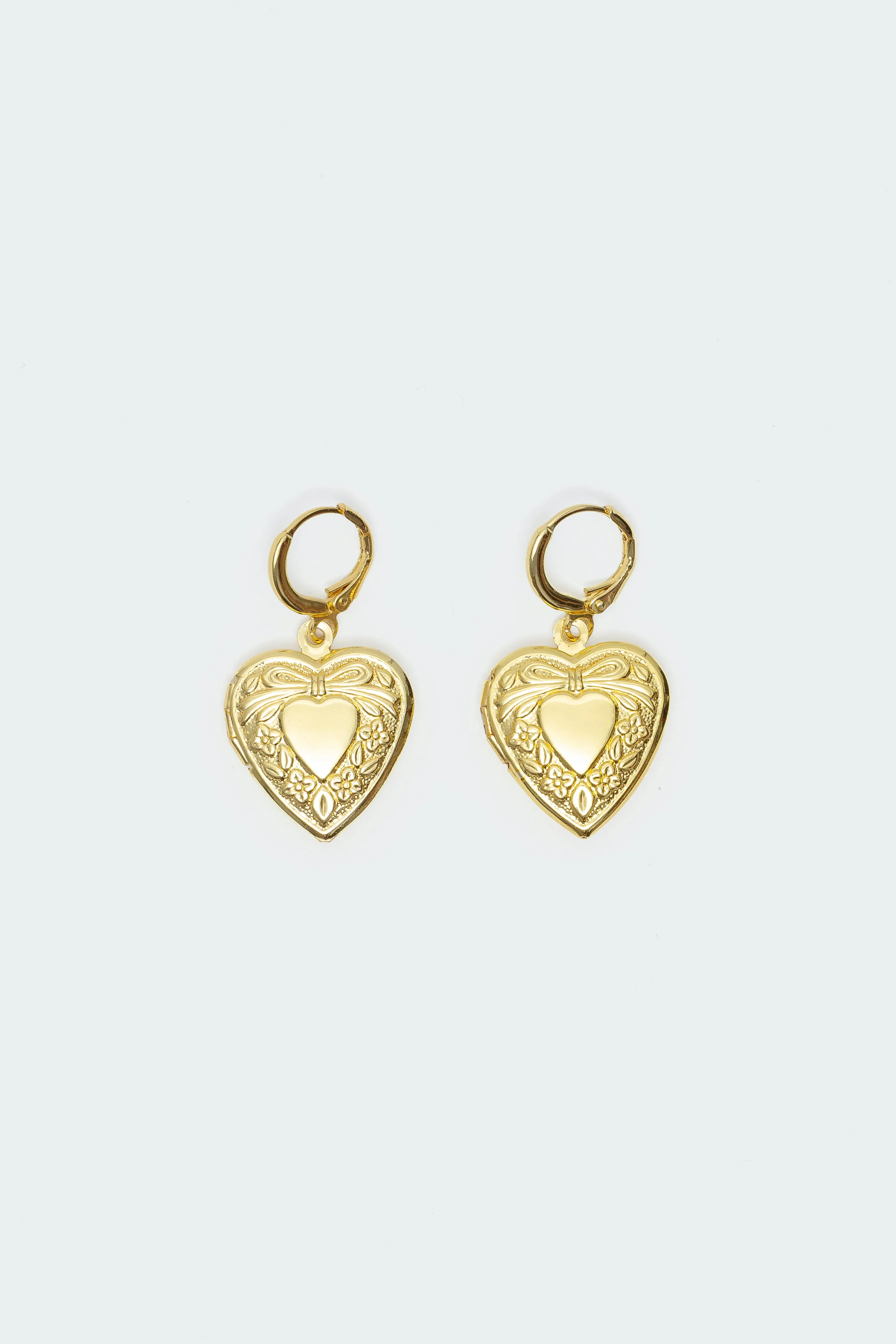 Heart Locket Earrings sold by Edikted product image thumbnail 3