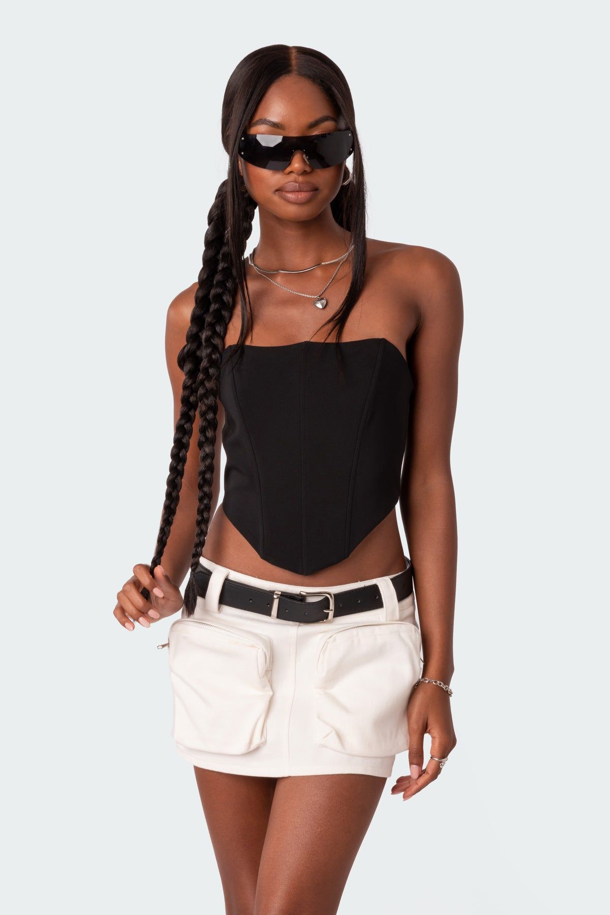 Delina Strapless Corset sold by Edikted