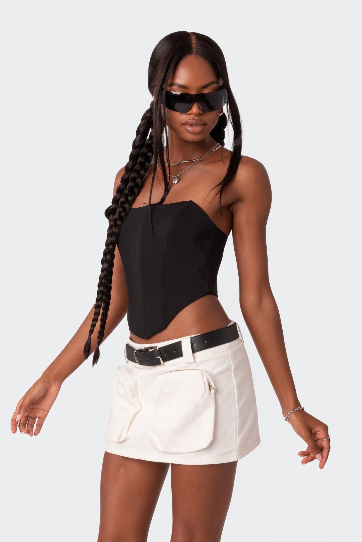 Delina Strapless Corset sold by Edikted product image thumbnail 3