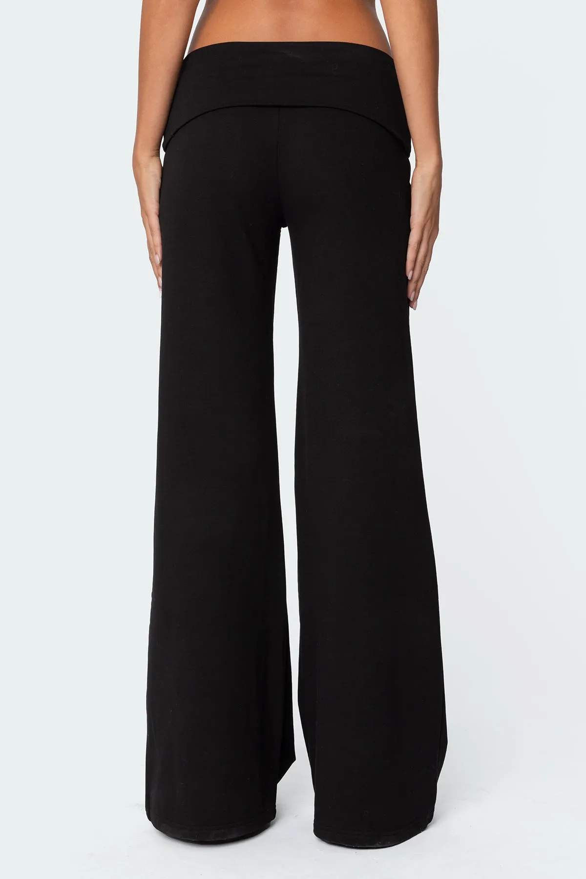 Wide Leg Foldover Pants sold by Edikted product image thumbnail 5