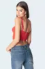 Teagen Mesh Corset Top sold by Edikted