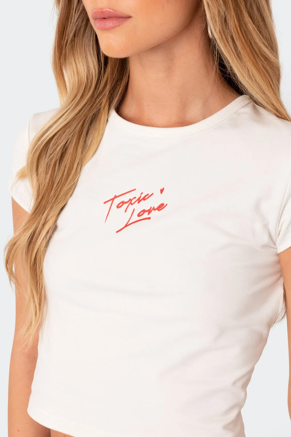 Toxic Love T Shirt sold by Edikted product image thumbnail 4