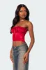 Elaine Satin Effect Corset sold by Edikted