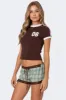 Kassidy Contrast T Shirt sold by Edikted