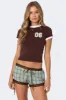 Kassidy Contrast T Shirt sold by Edikted