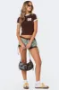 Kassidy Contrast T Shirt sold by Edikted