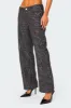 Nyah Sequin Loose Fit Jeans sold by Edikted