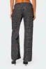 Nyah Sequin Loose Fit Jeans sold by Edikted