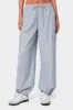 Phoenix Linen Look Cargo Pants sold by Edikted