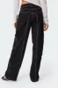 Helen Low Waist Cargo Pants sold by Edikted