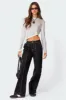 Helen Low Waist Cargo Pants sold by Edikted