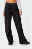 Helen Low Waist Cargo Pants sold by Edikted