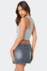 Dipped Racer Back Tank Top sold by Edikted