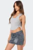 Dipped Racer Back Tank Top sold by Edikted