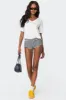 Loose Fit V Neck T Shirt sold by Edikted