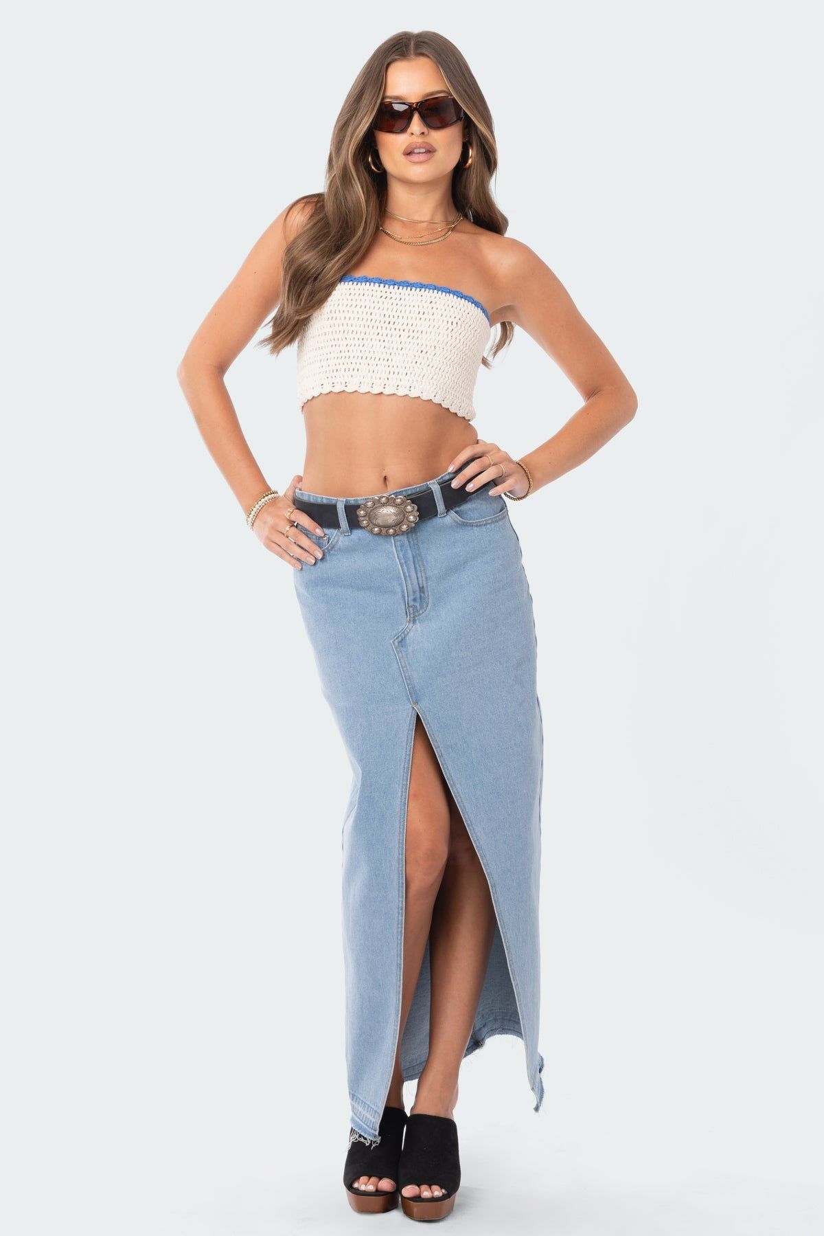 Back Tie Crochet Top sold by Edikted product image thumbnail 2