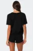 Loose Fit V Neck T Shirt sold by Edikted