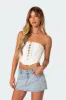 Kilah Lace Up Corset sold by Edikted