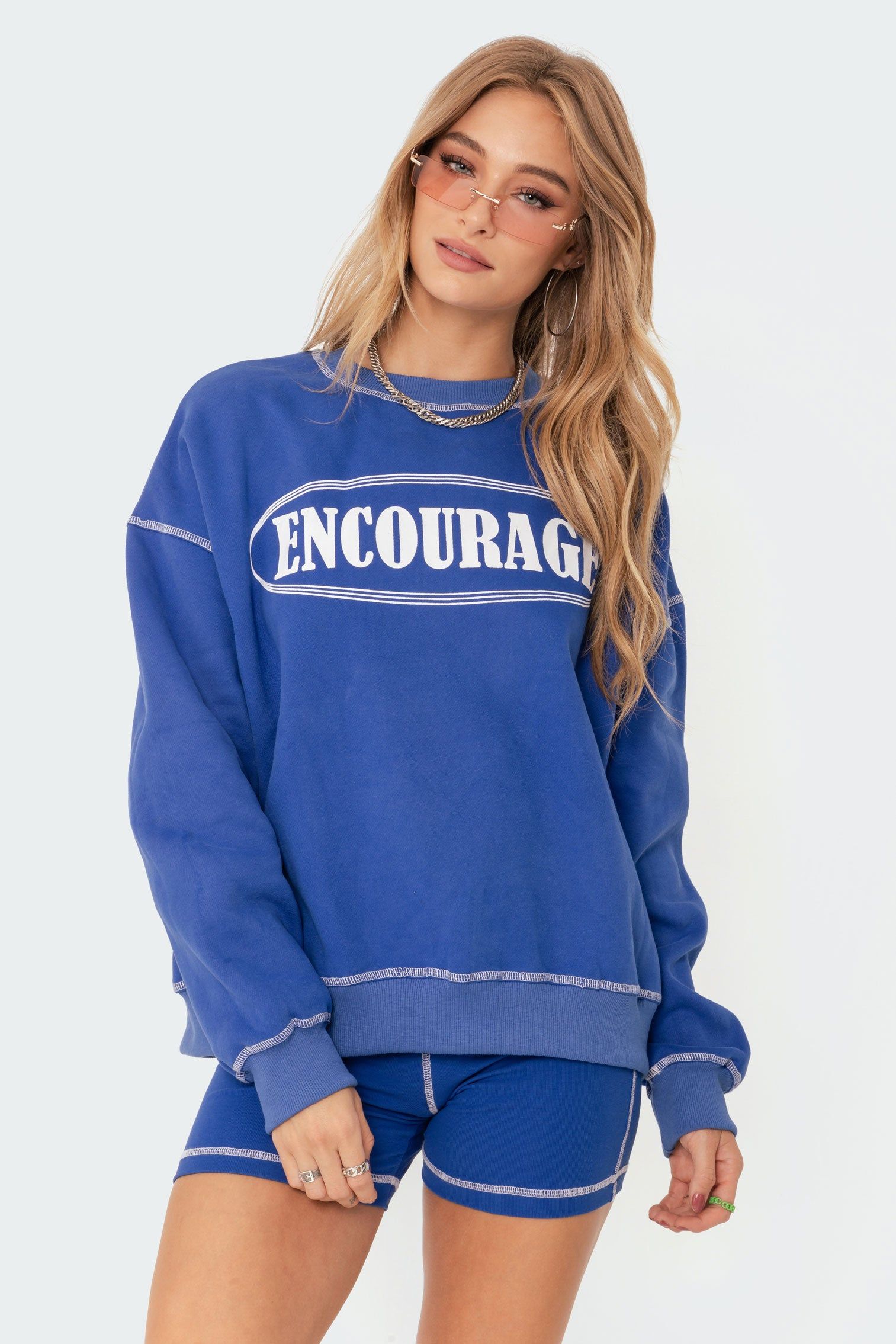 Encourage Sweatshirt sold by Edikted product image thumbnail 4