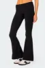 Desiree Knitted Low Rise Fold Over Pants sold by Edikted