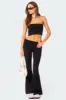 Desiree Knitted Low Rise Fold Over Pants sold by Edikted