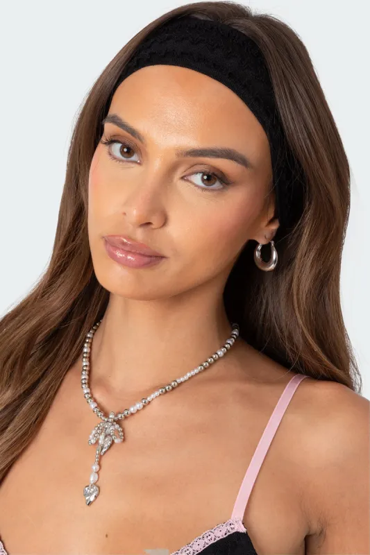 Lacey Textured Headband sold by Edikted