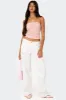 Kacey Strapless Waffle Top sold by Edikted