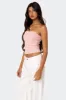 Kacey Strapless Waffle Top sold by Edikted