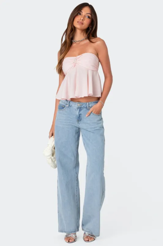 Starfish Strapless Top sold by Edikted