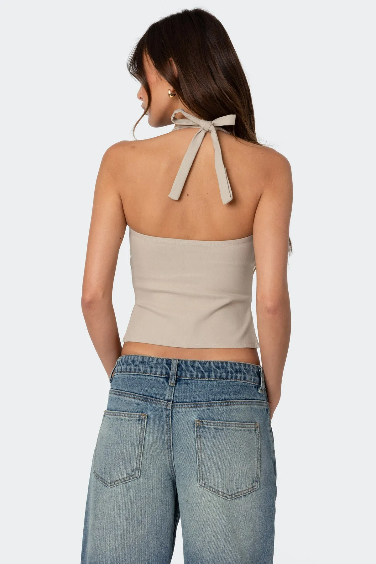 Dara Halter Top sold by Edikted product image thumbnail 5