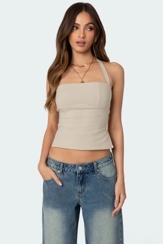 Dara Halter Top sold by Edikted