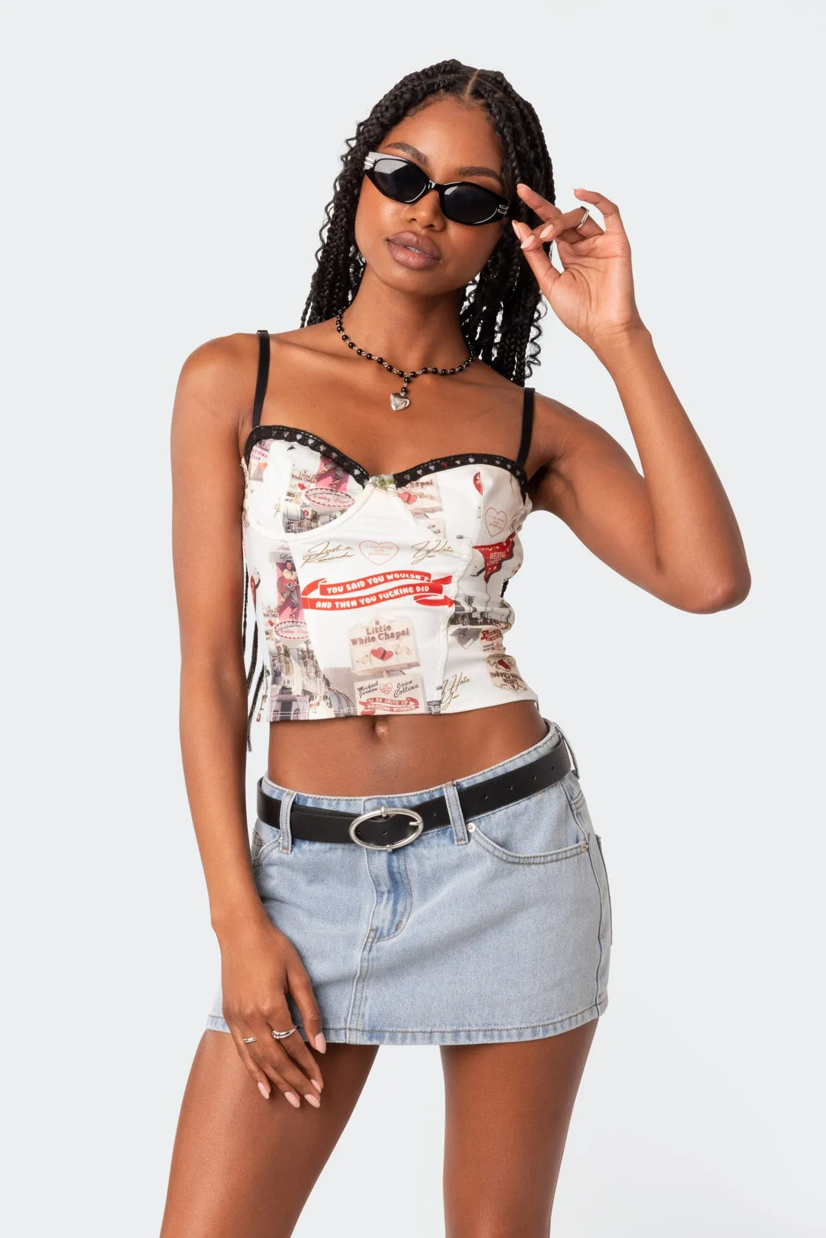 Hopeless Romantic Corset sold by Edikted