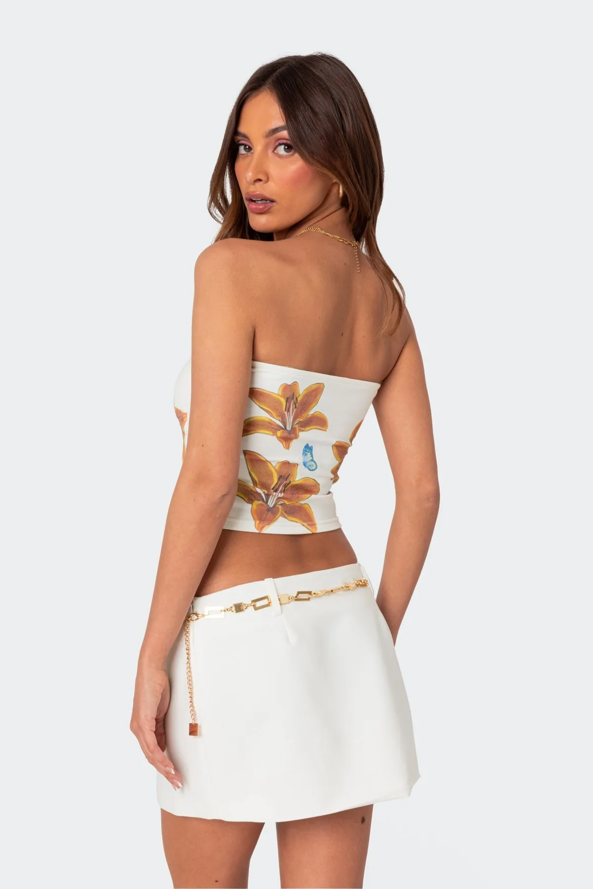 Tigerlily Tube Top sold by Edikted product image thumbnail 5