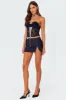 Cinch Sheer Lace Corset sold by Edikted