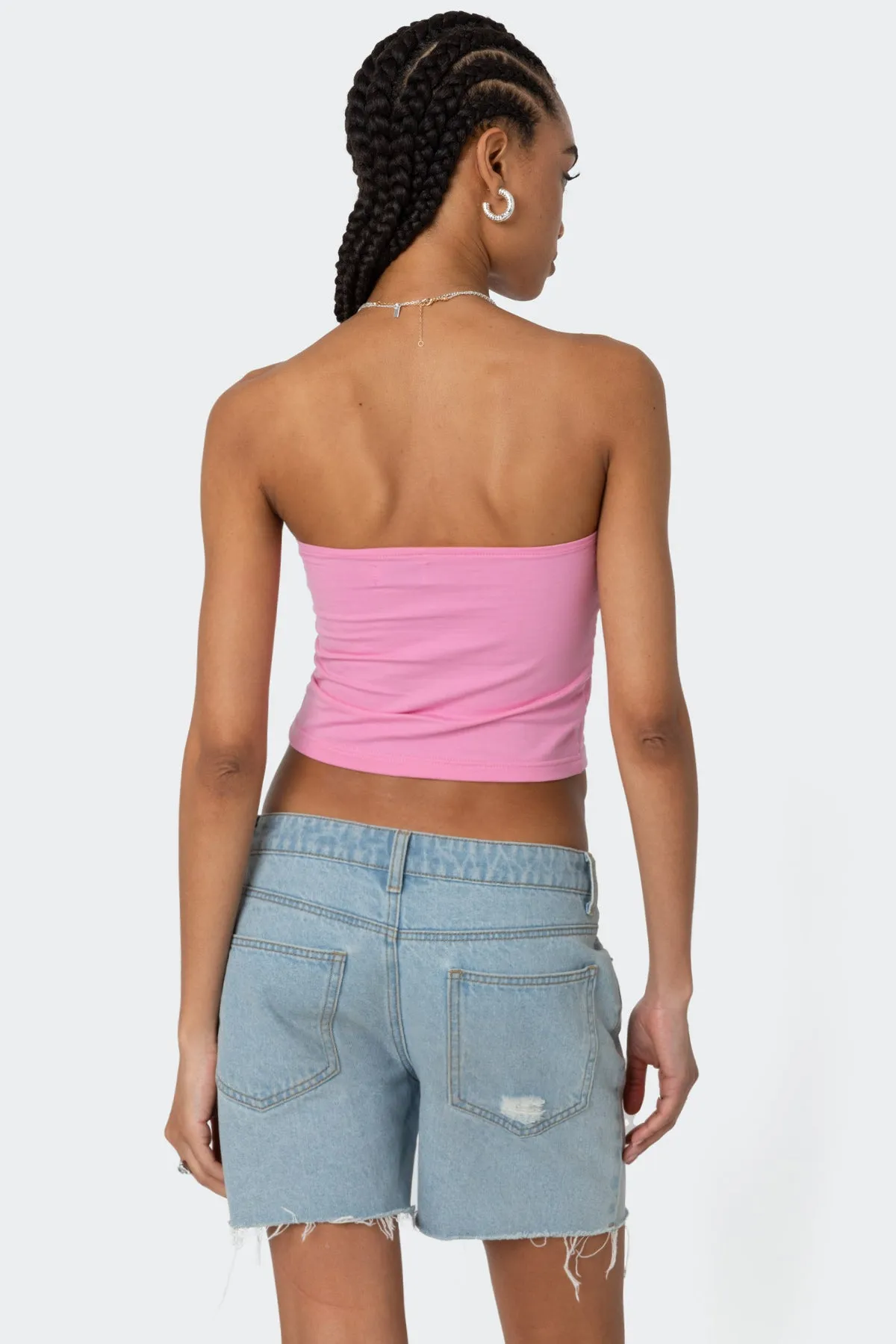 Basic Tube Top sold by Edikted product image thumbnail 3