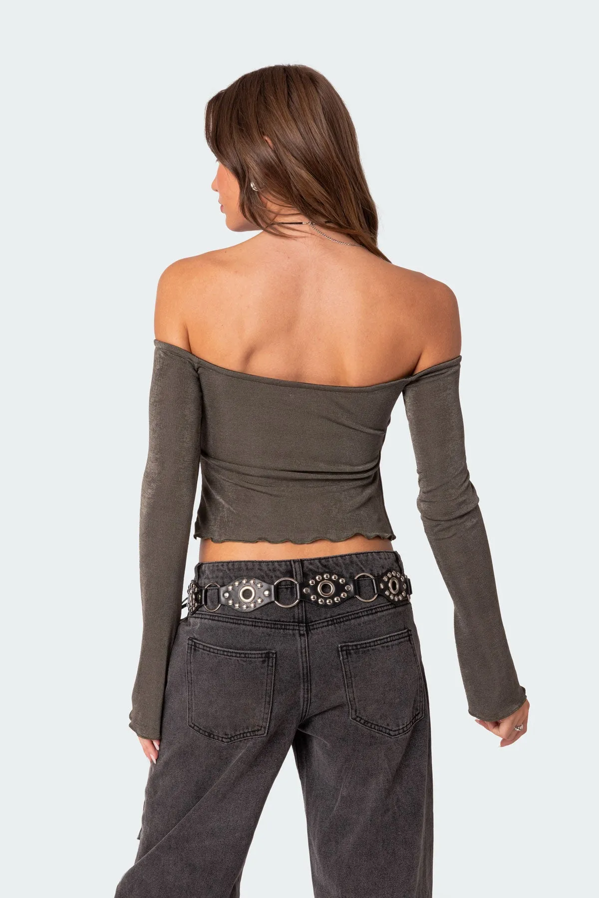 Ilana Gathered Front Top sold by Edikted product image thumbnail 4